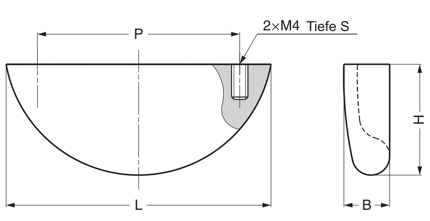 Edelstahlgriff V4A (SUS316), 55 mm (2,2″) RD-55SM. Hochwertiger Edelstahlgriff aus feinstem Edelstahl V4A (SUS316) für exklusive Raumgestaltung, hochwertige Einrichtungen sowie für feuchte, raue und hochkorrosive Umgebungen von Sugatsune / LAMP® (Japan)