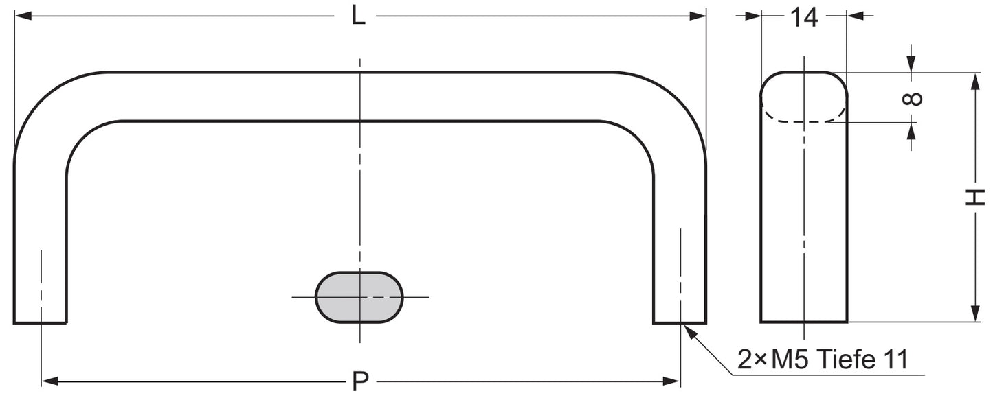 Hochwertiger Edelstahlmöbelgriff aus SUS304 (V2A), glänzend poliert, 108 mm (4,3″) ECH-100M. Edelstahltürgriff aus SUS304 (V2A), glänzend poliert, für Boot, Yacht, Edelstahlküche, Strandhotel, Arztpraxis, Möbel, von Sugatsune / LAMP® (Japan)