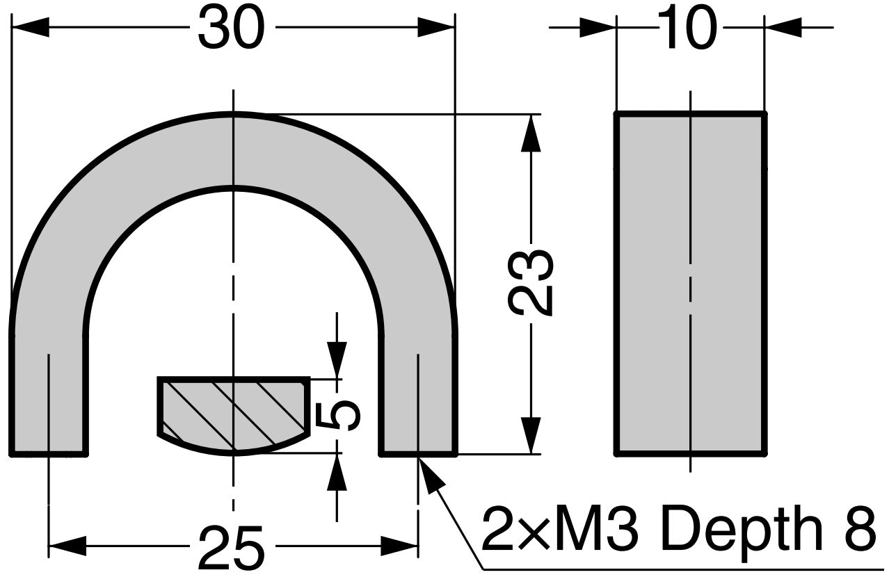 Hochwertiger Edelstahlmöbelgriff aus SUS304 (V2A), glänzend poliert, 30 mm (1,2″) KB-30M. Edelstahltürgriff aus SUS304 (V2A), glänzend poliert, für Boot, Yacht, Edelstahlküche, Strandhotel, Arztpraxis, Möbel, von Sugatsune / LAMP® (Japan)