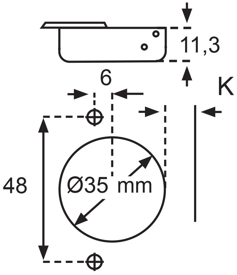 Edelstahlmöbelscharnier aus SUS304 (V2A) mit integrierter Soft-Close Dämpfung, innenliegend, inkl. Montageplatte 15.03.770-0. Edelstahlmöbelband mit Dämpfer, aus SUS304 (V2A) für Boot, Edelstahlküche, Outdoor-Küche, von SISO Denmark