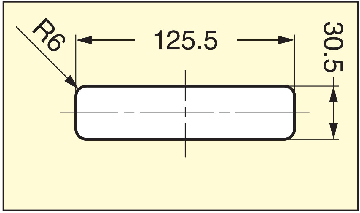 Einlassgriffmuschel aus Zinklegierung mit integriertem ausklappbarem Türstopper, Oberfläche: verchromt, 135 mm (5,4″) HH-P135CR. Einlassgriff HH-P135CR mit Anschlagspuffer für Schiebetüre, von Sugatsune / LAMP® (Japan)