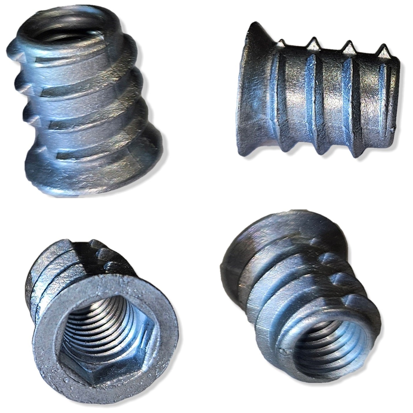 20 Stück hochwertige Einschraubmuffe mit M8 Innengewinde, Senkkopf mit Innensechskant und Abdeckrand, 15 mm (0,6″), 8007601. Einschraubmutter für Möbel, Holzplatte, Spanplatte, Tisch, Stuhl, Arbeitsplatte und viel mehr, von EMUCA