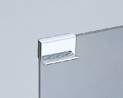 Counter plate for glass thickness 5 mm (1 3/64″), with handle function, surface: black, 40 mm (1 37/64″), K-150B for glass cabinet door, magnetic catch