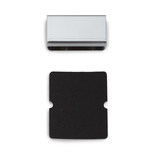 Gegenplatte für Glasstärke 5 mm (13/64″), mit Grifffunktion K-150CR, 40 mm (1-37/64″) von Sugatsune, verchromt. Produktbild
