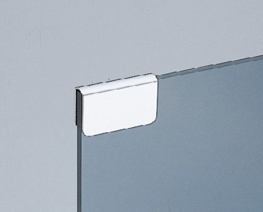 Counter plate for glass thickness 5 mm (13/64″), made of steel, surface: black, 35 mm (1-3/8″), K-110B for glass cabinet door, magnetic catch