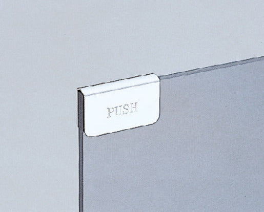 Counter plate for glass thickness 6 mm, made of steel, surface: black, 40 mm (1-37/64″), K-130B and K-130-P6 for glass cabinet door, magnetic catch