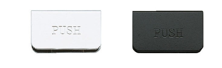 Counter plate for glass thickness 6 mm, made of steel, surface: black, 40 mm (1-37/64″), K-130B and K-130-P6 for glass cabinet door, magnetic catch