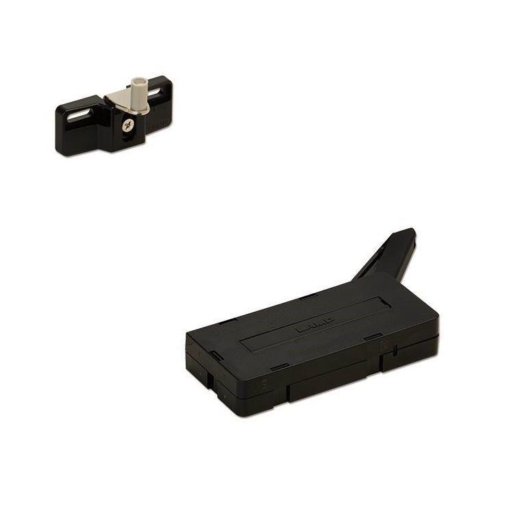 Heavy-duty dampers for large and heavy furniture doors. Furniture dampers with locking mechanism from SUGATSUNE / Lamp (Japan)