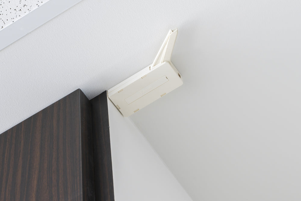 Heavy-duty dampers for large and heavy furniture doors. Furniture dampers with locking mechanism from SUGATSUNE / Lamp (Japan)