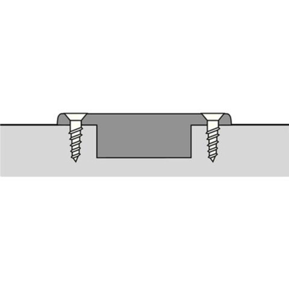 Hettich Intermat 110°-Scharnier 48049, Bohrbild 52 x 5,5 mm mit kreuzförmiger Montageplatte. Möbelband Intermat 9943, vorliegend für Standardtür (Holztür), Holzrahmentür, Aluminiumrahmentür, zum Anschrauben, von Hettich