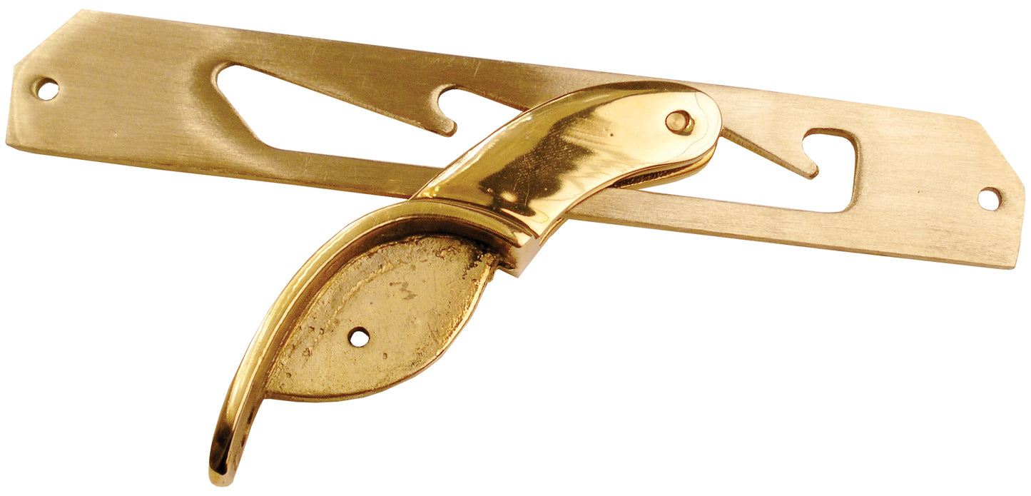 2 Stück Hochwertige Rastung aus Kupfer, glänzend poliert, 235 mm (9,3″) 04.03.040-0. Liegestuhlbeschlag aus Kupfer, glänzend poliert, für Liegestuhl, Poolliege, Badeliege, Deckchair, Steamer Chair, Klappsessel, Holzliege, Sonnenliege, von SISO Denmark