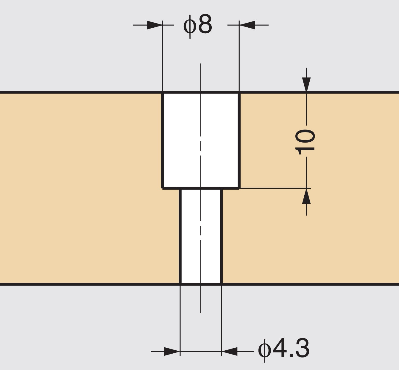 Hochwertige rechteckige Griffmuschel aus massiver Zinklegierung, Oberfläche: verchromt, 130 mm (5,2″) UTZ-130CR. Möbelgriff UTZ-130CR für Blech, Holz, Schubkasten, Schrank, Büromöbel, Schlafzimmermöbel, von Sugatsune / LAMP® (Japan)