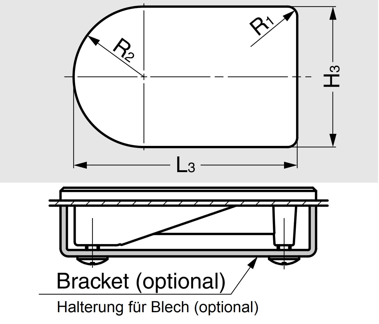 Kleine hochwertige Griffmuschel für Finger, aus massiver Zinklegierung, Oberfläche: Weißbronze, 80 mm (3,2″) HH-DN-50WB. Griffmulde HH-DN-50WB für Blechfronten, Holzfronten, Schubkästen, Schränke, Büromöbel, von Sugatsune / LAMP® (Japan)