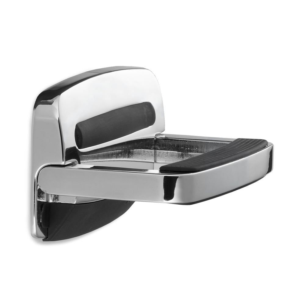 High-quality zinc alloy case handle with spring, 115 mm (4.6") TMU-115. Zinc alloy folding handle for devices, cases, suitcases, amplifiers, and speakers, from Sugatsune / LAMP® (Japan)