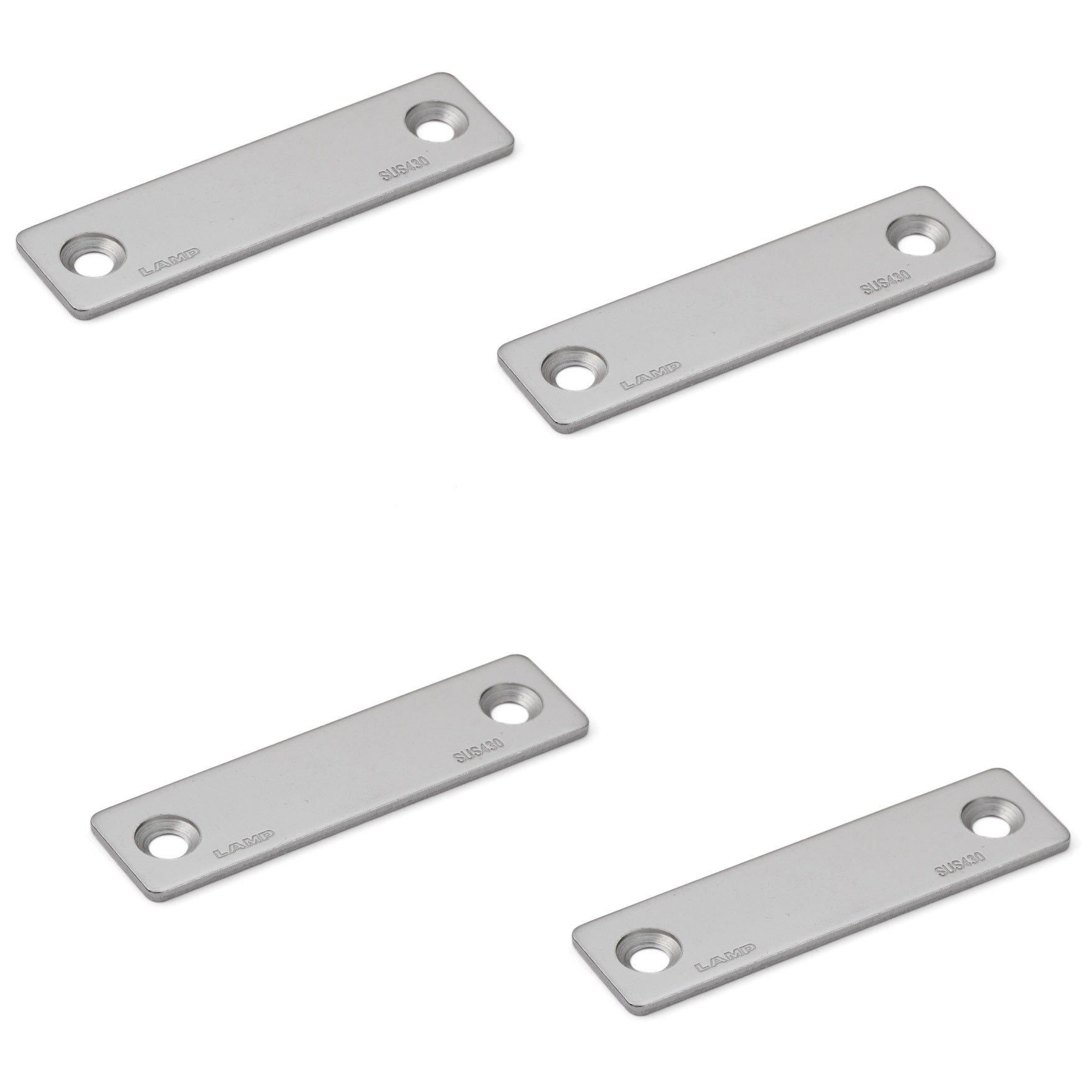 4 Stück Korrosionsbeständige Magnet-Gegenplatte, AS-68, 68 mm (2-43/64″), von Sugatsune. Produktbild