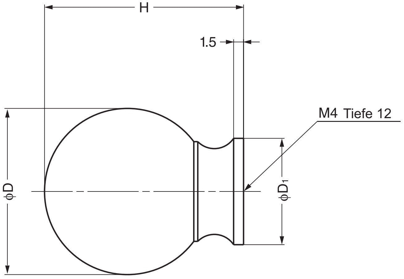 Kugelförmiger Möbelknopfgriff aus robuster Aluminiumlegierung, Oberfläche: braun, 20 mm (0,8″) KK-B20SBR. Griffknopf KK-B20SBR für Schublade, Möbeltür, Küchenschrank, Büroschrank und viel mehr, von Sugatsune / LAMP® (Japan)