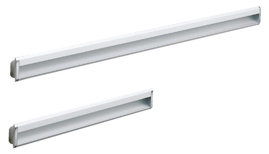 Lange Einlassgriffmuschel zum Ablängen aus Aluminiumlegierung, Oberfläche: eloxiert, 300 mm (11,9″) XLA-HHA300. Einlassgriff XLA-HHA300 für Holzschränke, Metallschränke, Elektrogeräte, Industriemaschinen, von Sugatsune / LAMP® (Japan)