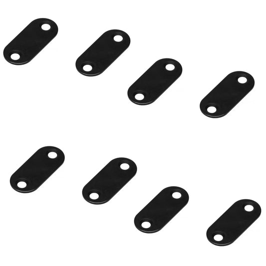 8 Stück Langovale Magnet-Gegenplatte mit 2 Senkbohrungen, MC-YN001U-BL, 35 mm (1-3/8″), von Sugatsune, schwarz. Produktbild
