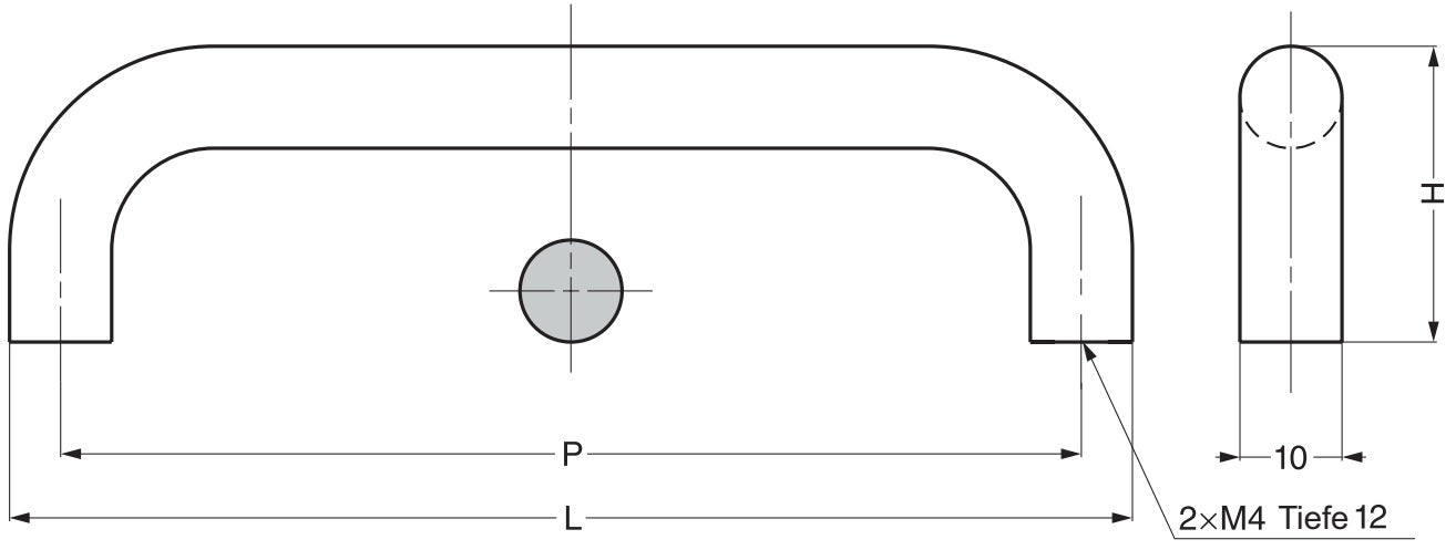 Hochwertiger massiver Möbelgriff aus robuster Aluminiumlegierung, vernickelt, satiniert matt, 110 mm (4,4″) KK-M110SNI. Griff KK-M110SNI für Küchenschrank, Wohnzimmerschrank, Büromöbel, Schlafzimmermöbel, von Sugatsune / LAMP® (Japan)