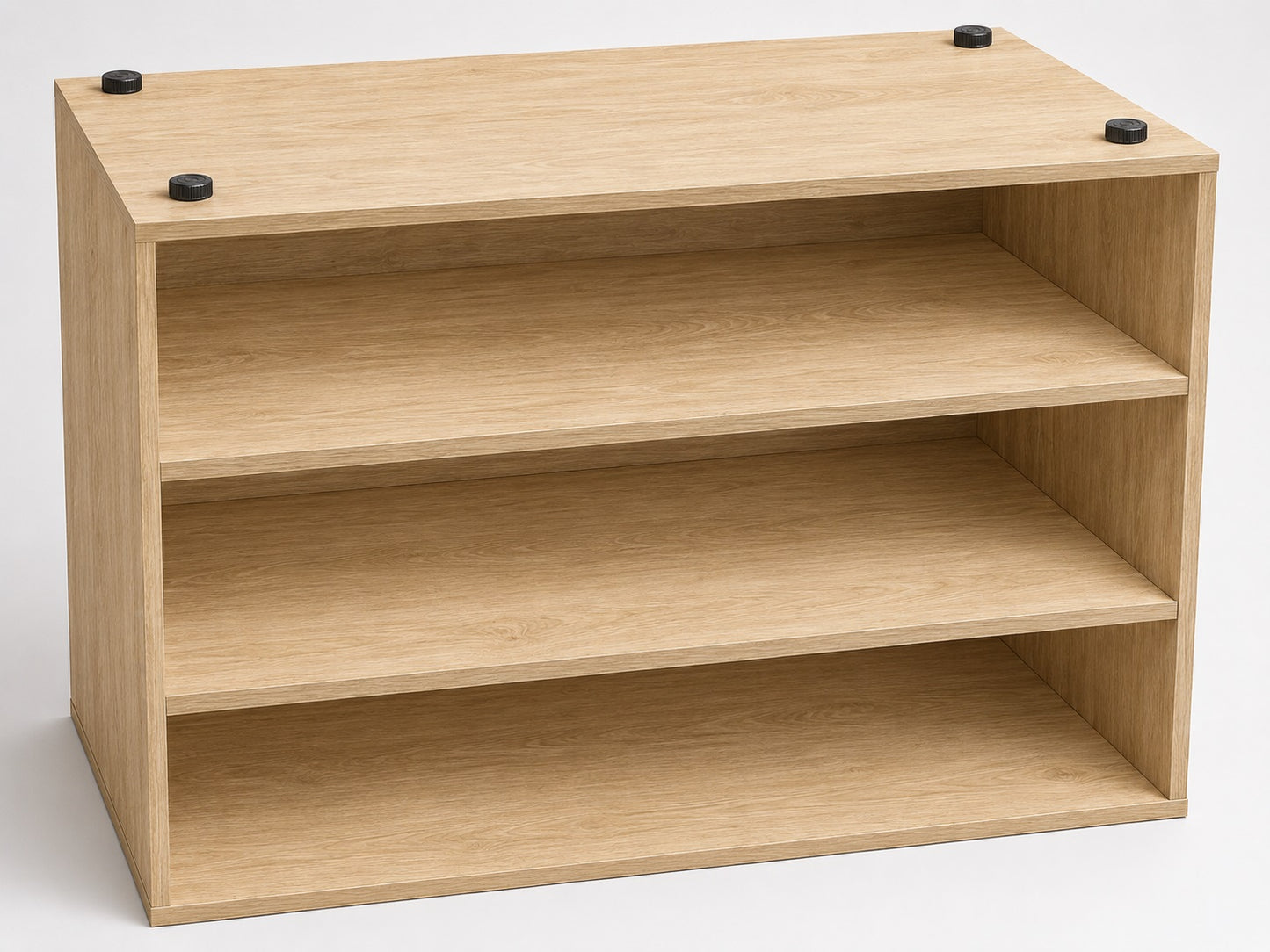 4 vérins de nivellement robustes pour meubles, capacité de charge : 800 kg, noir, diamètre : ⌀40 mm, standard, B571-40-BK pour pieds de table, pieds de meubles, pieds d'armoires