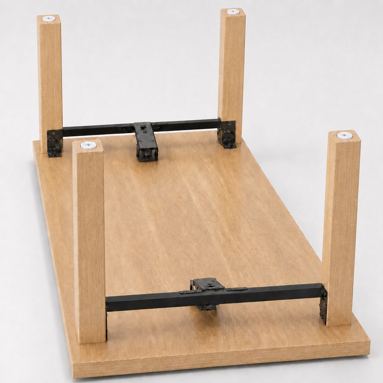 4 Stück robuster Möbelversteller, Tragkraft: 600 kg, weiß, Durchmesser: ⌀25 mm, mit Kreuzschlitzaufnahme für Schraubendreher, B572-25-WH für Möbel