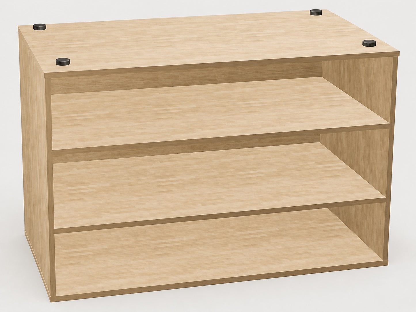 4 Stück robuster Möbelversteller, Tragkraft: 400 kg, weiß, Durchmesser: ⌀19 mm (3/4″), Standard, B571-19-WH für Tischbeine, Möbelbeine, Schrankfüße