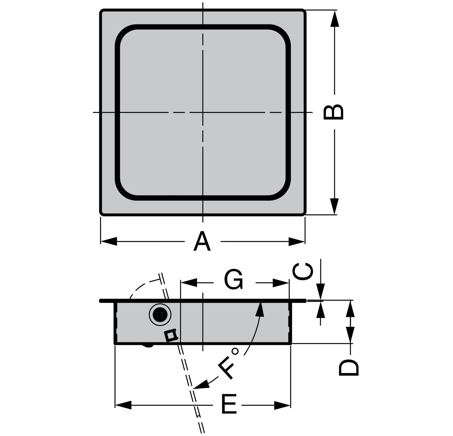 Hochwertige Müllklappe mit Soft-Close, aus rostfreiem Edelstahl, Oberfläche: satiniert matt, 170 mm (6,7″), Ausführung: rechteckig, AD-KH015-HL. Selbstschließende Edelstahlmüllklappe, für Küchenmöbel und viel mehr, von Sugatsune / LAMP® (Japan)