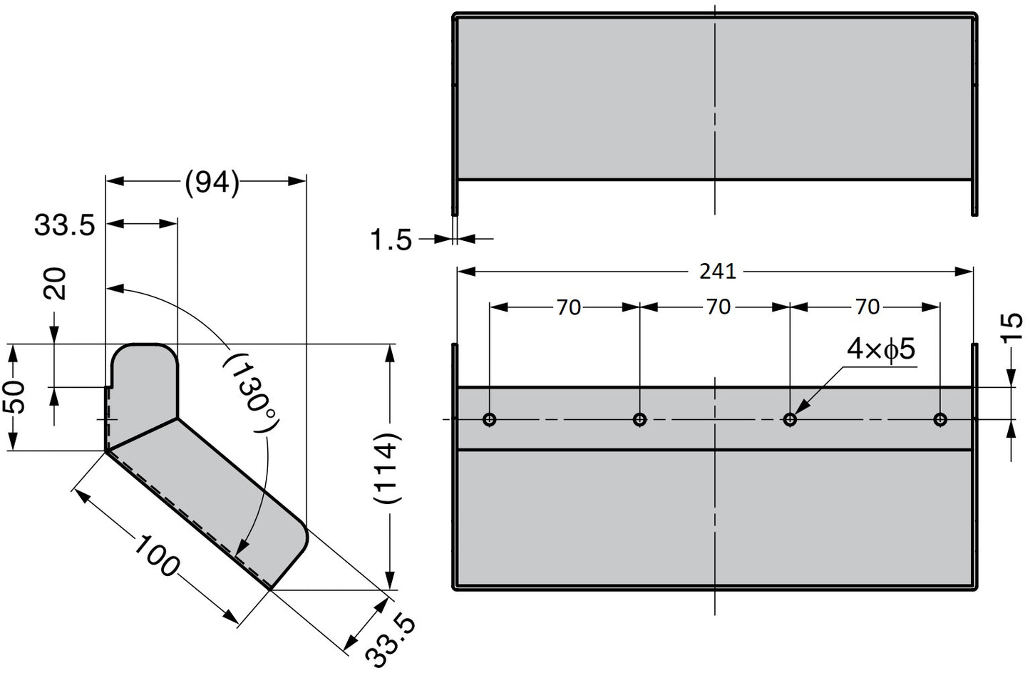 Hochwertige Müllrutsche, aus rostfreiem Edelstahl, 241 mm (9,5″), AZ-SLP230. Edelstahlleitblech, für Sugatsune Müllklappen, AZ-GD230, AZ-GD231, AZ-HD230, AZ-ND230 und viel mehr, von Sugatsune / LAMP® (Japan)