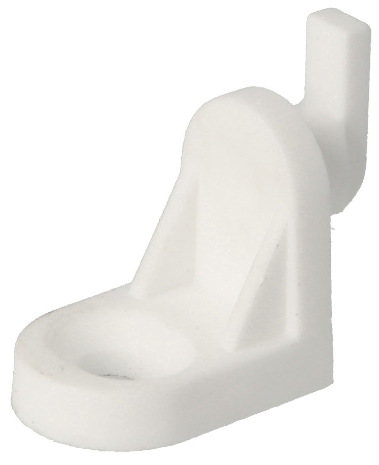 20 pieces practical cabinet back panel fastening with hooks, made of plastic, surface: white, 11.05.501-0 for cabinet back panel