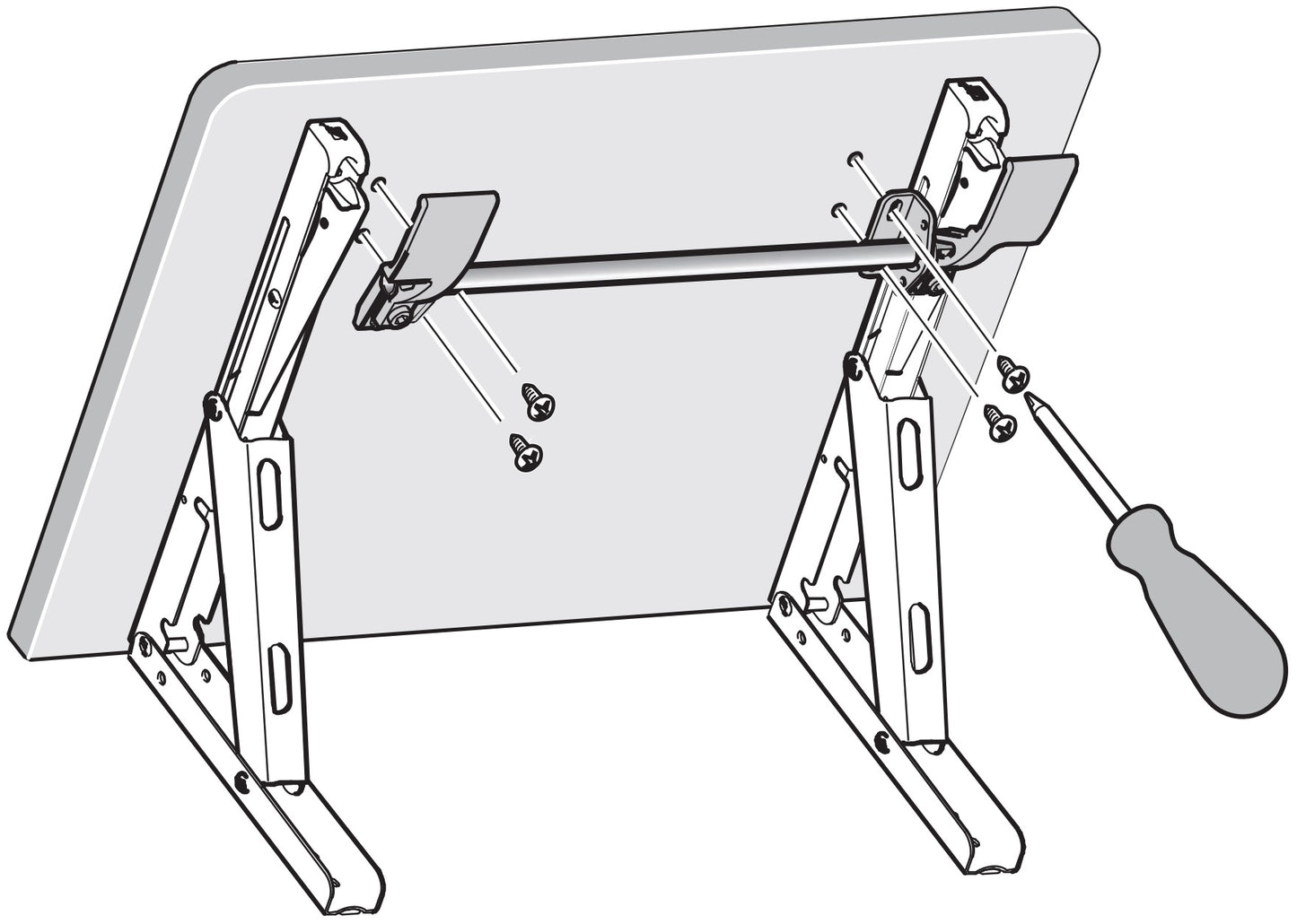 Practical connecting rod, design: for two folding consoles, EB-907560 and EB-907572 for Robust Soft by ROCA and EB-DA folding console