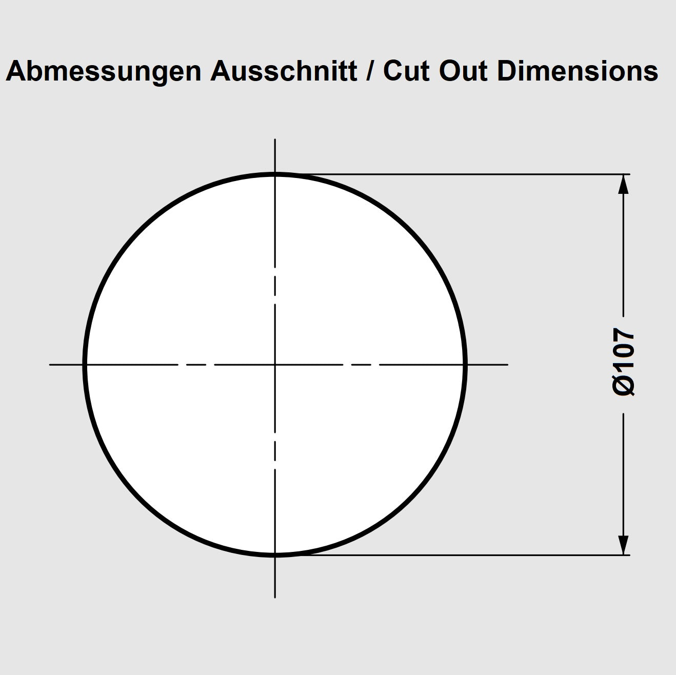 Hochwertige Abdeckung für Abfallbehälter, ringförmig, Ø136 mm, für Montage in Arbeitsplatte. Durchwurf für Abwurfbehälter aus massivem Edelstahl  von Sugatsune / LAMP® (Japan)