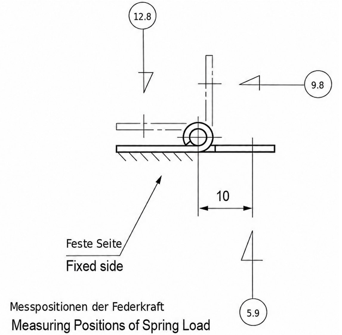 2 Stück rostfreies hochwertiges Federband, aus Edelstahl SUS304, 38 mm (1-1/2″), TH-61SUS-3 für Geräteklappen, Gehäusetüren, Abdeckungen