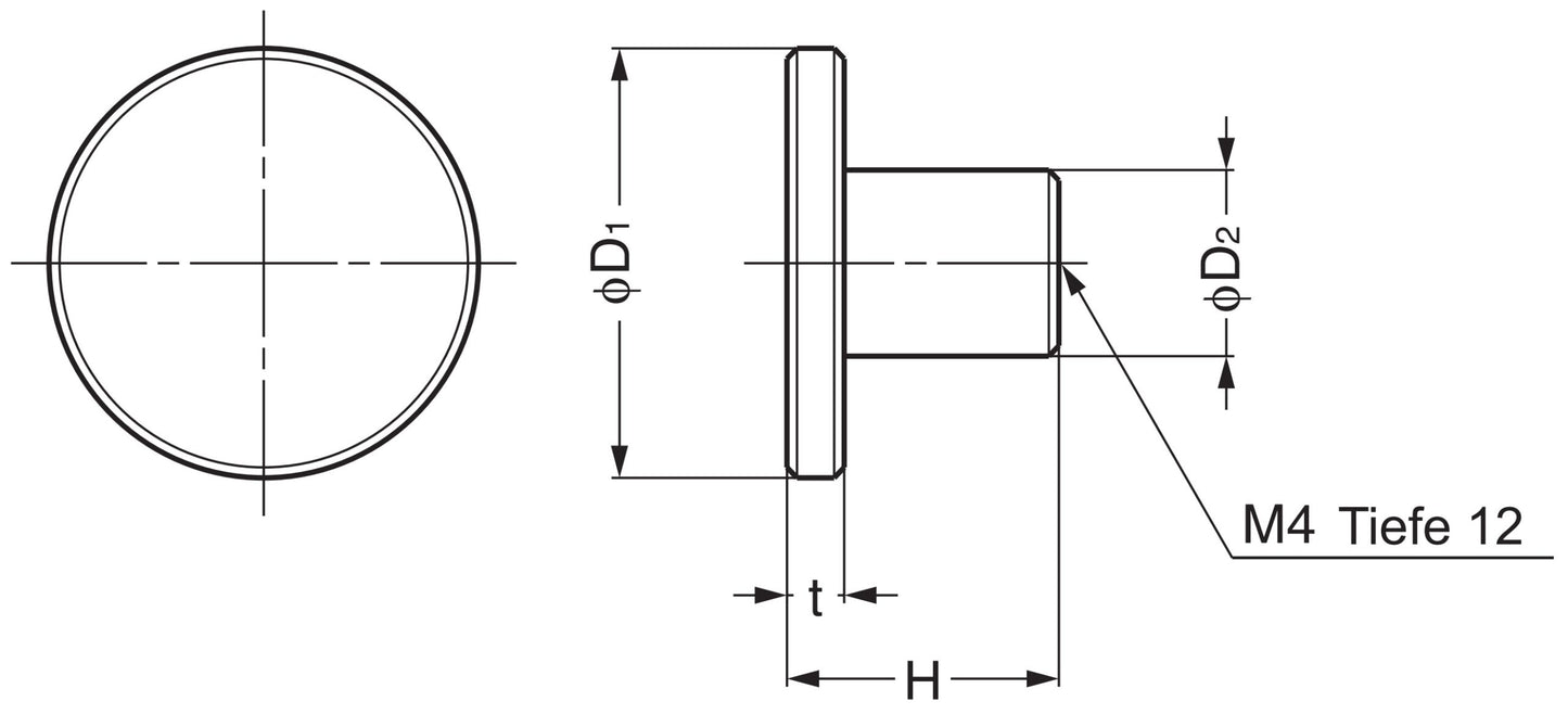 Runder Möbelknopfgriff aus Aluminiumlegierung, Oberfläche: schwarz, 30 mm (1,2″) EXSEL30BL. Griffknopf aus Aluminiumlegierung für Schublade, Möbeltür, Küchenschrank, Büroschrank und viel mehr, von Sugatsune / LAMP® (Japan)