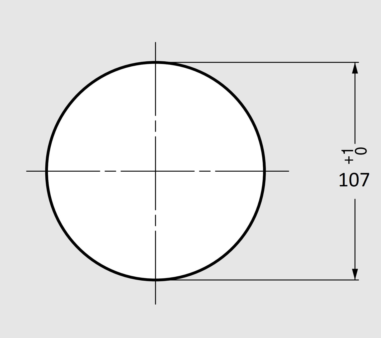 Hochwertiger runder Mülldurchwurf, aus rostfreiem Edelstahl, Oberfläche: glänzend poliert, 136 mm (5,4″), AN-DH011-MR. Edelstahlmülldurchwurf, für Systemgastronomie, Ladenbau, Kosmetikstudio und viel mehr, von Sugatsune / LAMP® (Japan)