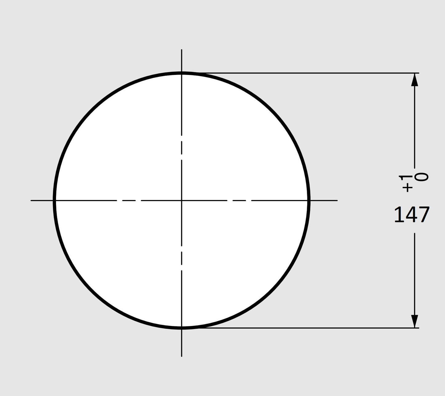 Hochwertiger runder Mülldurchwurf, aus rostfreiem Edelstahl, Oberfläche: glänzend poliert, 170 mm (6,7″), AN-DH015-MR. Edelstahlmülldurchwurf, für Systemgastronomie, Ladenbau, Kosmetikstudio und viel mehr, von Sugatsune / LAMP® (Japan)