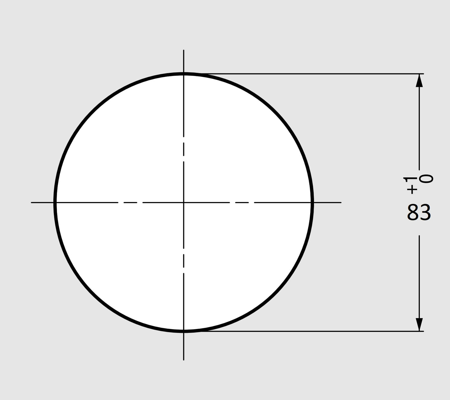 Hochwertiger runder Mülldurchwurf, aus rostfreiem Edelstahl, Oberfläche: glänzend poliert, 112 mm (4,5″), Ausführung: flach, AN-LH008-MR. Edelstahlmülldurchwurf, für Systemgastronomie, Ladenbau, Catering und viel mehr, von Sugatsune / LAMP® (Japan)