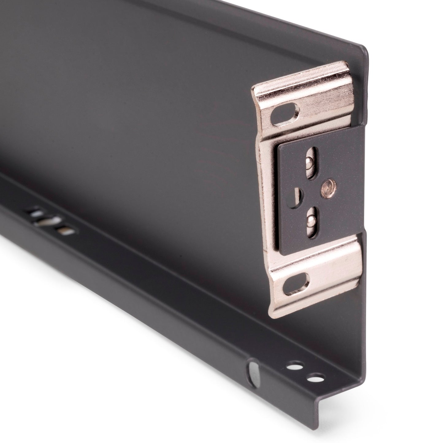 Ensemble de tiroirs à côtés extra-fins, hauteur : 88 mm, gris anthracite, profondeur : 490 mm, à extension partielle avec mécanisme d’ouverture par pression, référence 3275435 pour meubles de cuisine