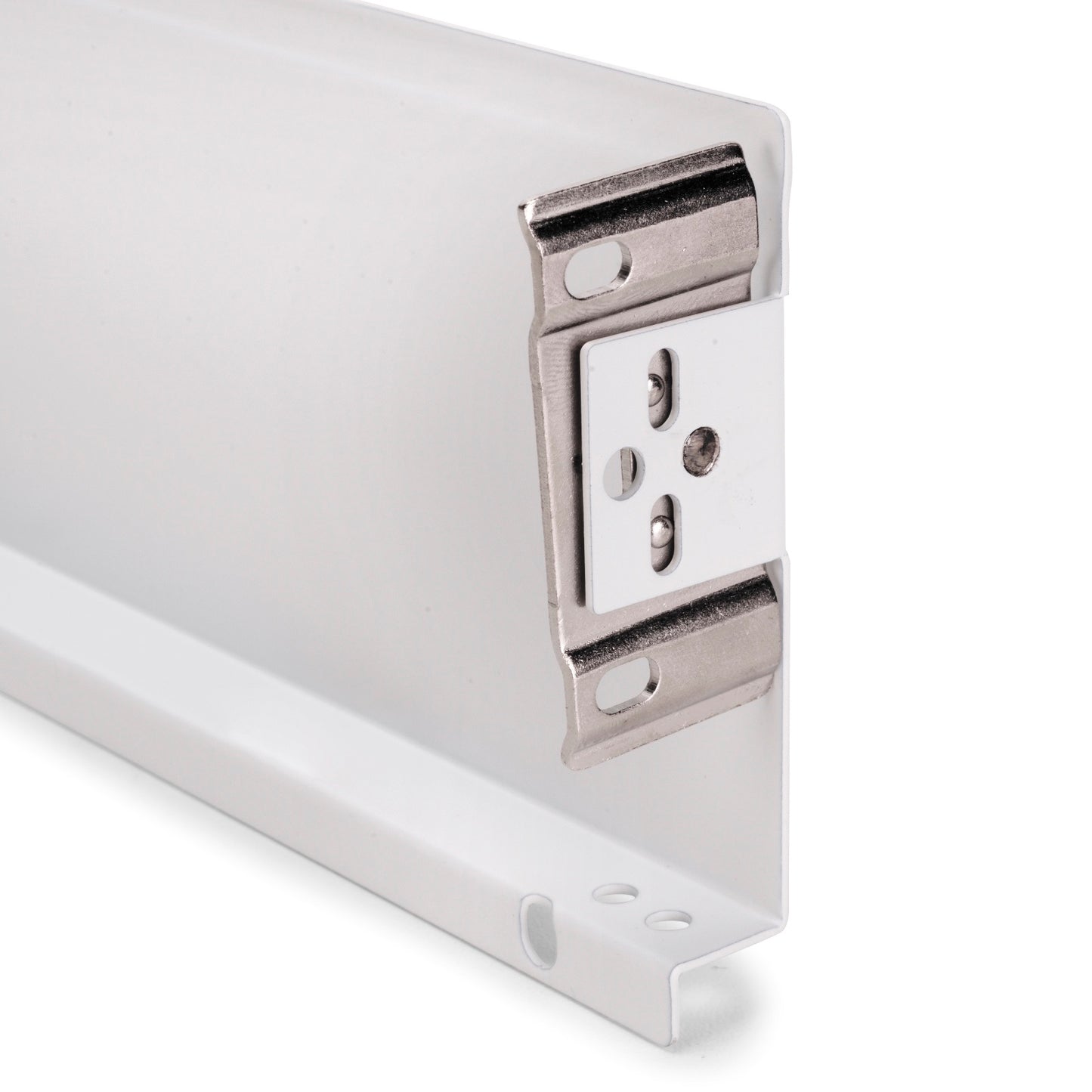 Drawer set with extra-thin sides, height: 88 mm, white, drawer depth: 440 mm, partial extension with push-to-open mechanism, 3275312 for kitchen furniture