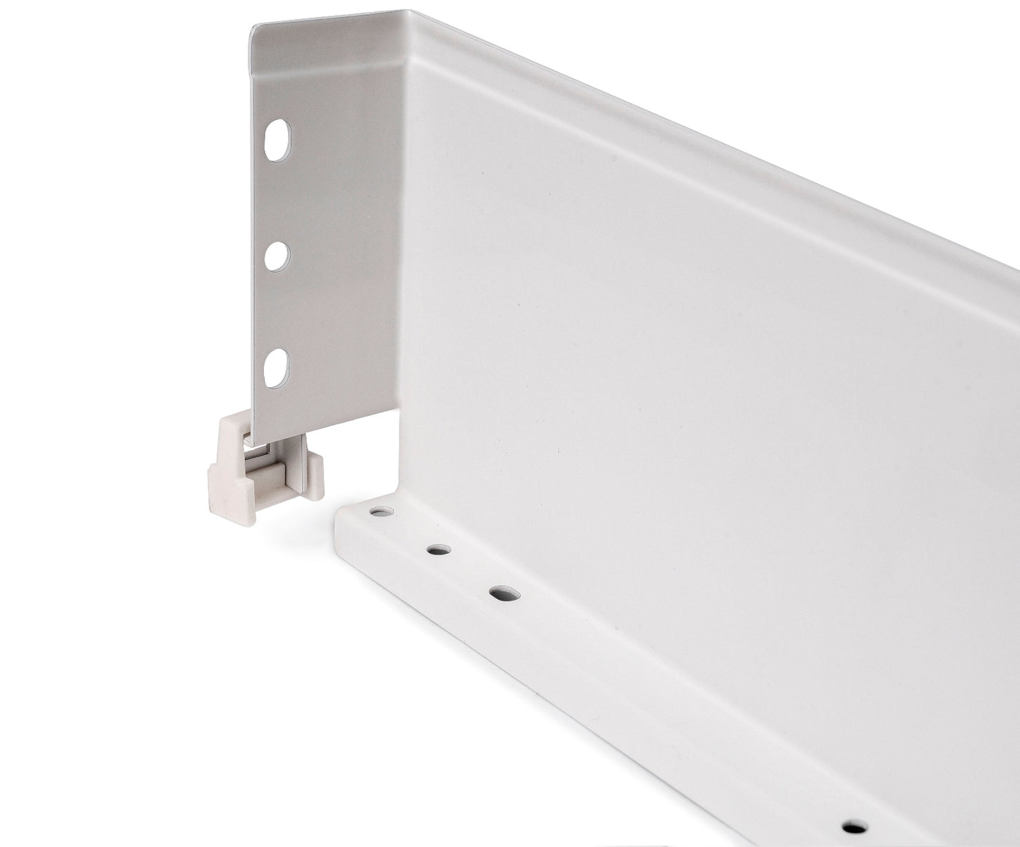 Ensemble de tiroirs à côtés extra-fins, hauteur : 88 mm, blanc, profondeur : 340 mm (13-25/64″), extension totale avec système de fermeture amortie, référence 3275112 pour meubles de cuisine