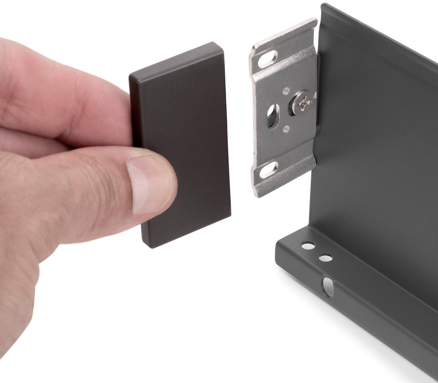 Ensemble de tiroirs à côtés extra-fins, hauteur : 88 mm, gris anthracite, profondeur : 300 mm, à extension partielle avec système de fermeture amortie, référence 3275035 pour meubles de cuisine