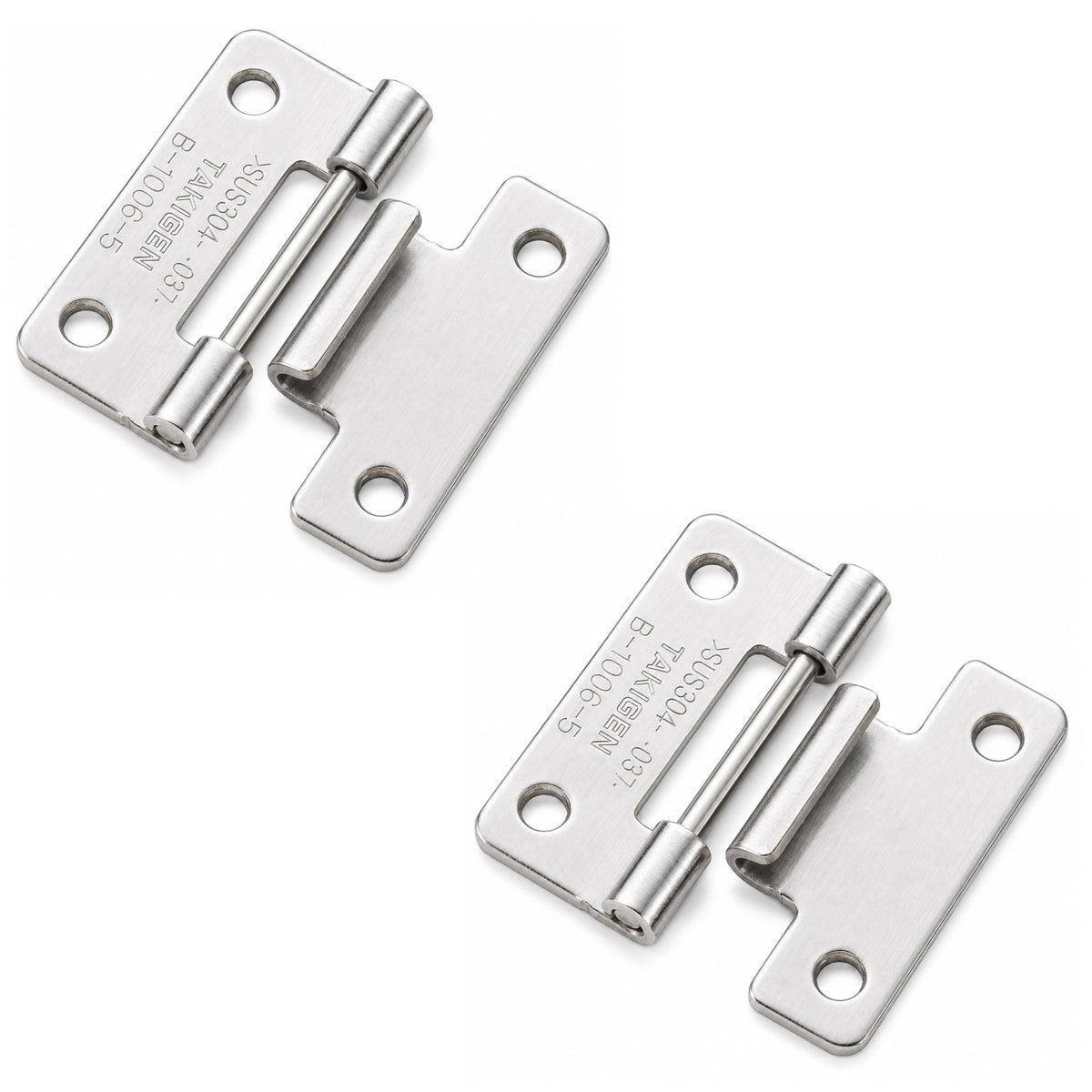 2 Stück hochwertiges Steckscharnier, B-1006-5, Höhe: 30 mm, von TAKIGEN, Tragkraft: 2 kg (5 lbs). Produktbild
