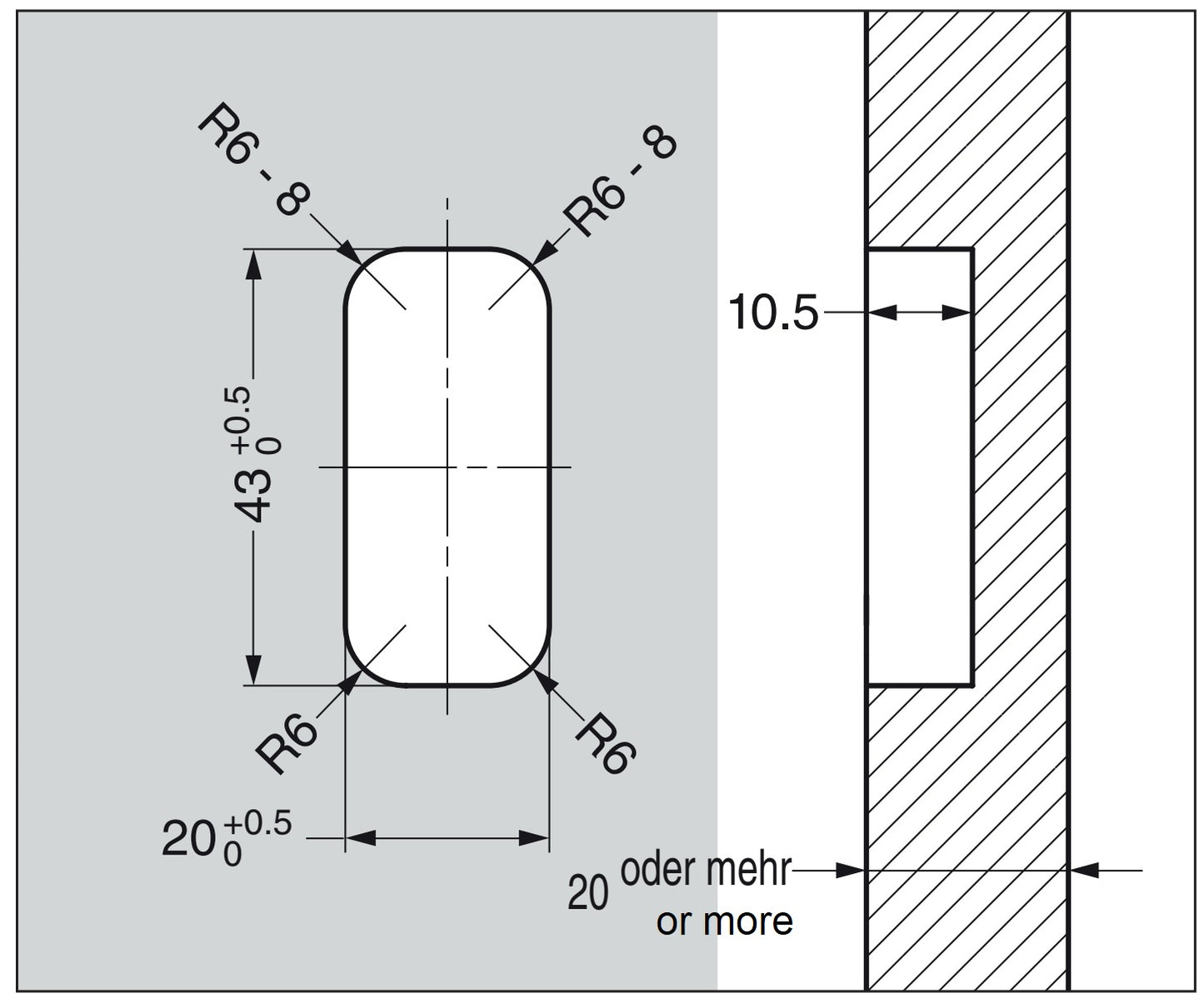 Hochwertiger Klapphaken mit Soft-Close Funktion. Selbst klappender gedämpfter Kleiderhaken NF-47D-DGR von Sugatsune / LAMP® (Japan)