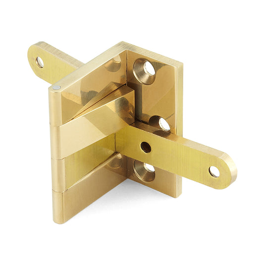 Angle hinge, surface-mounted AHW-24M, from Sugatsune / LAMP (Japan)