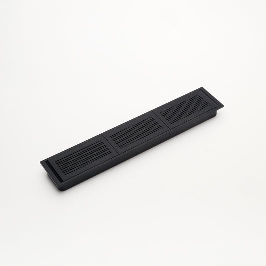Grille de ventilation avec entrée de câble APK-KHA226P-BL, de Sugatsune / LAMP (Japon)
