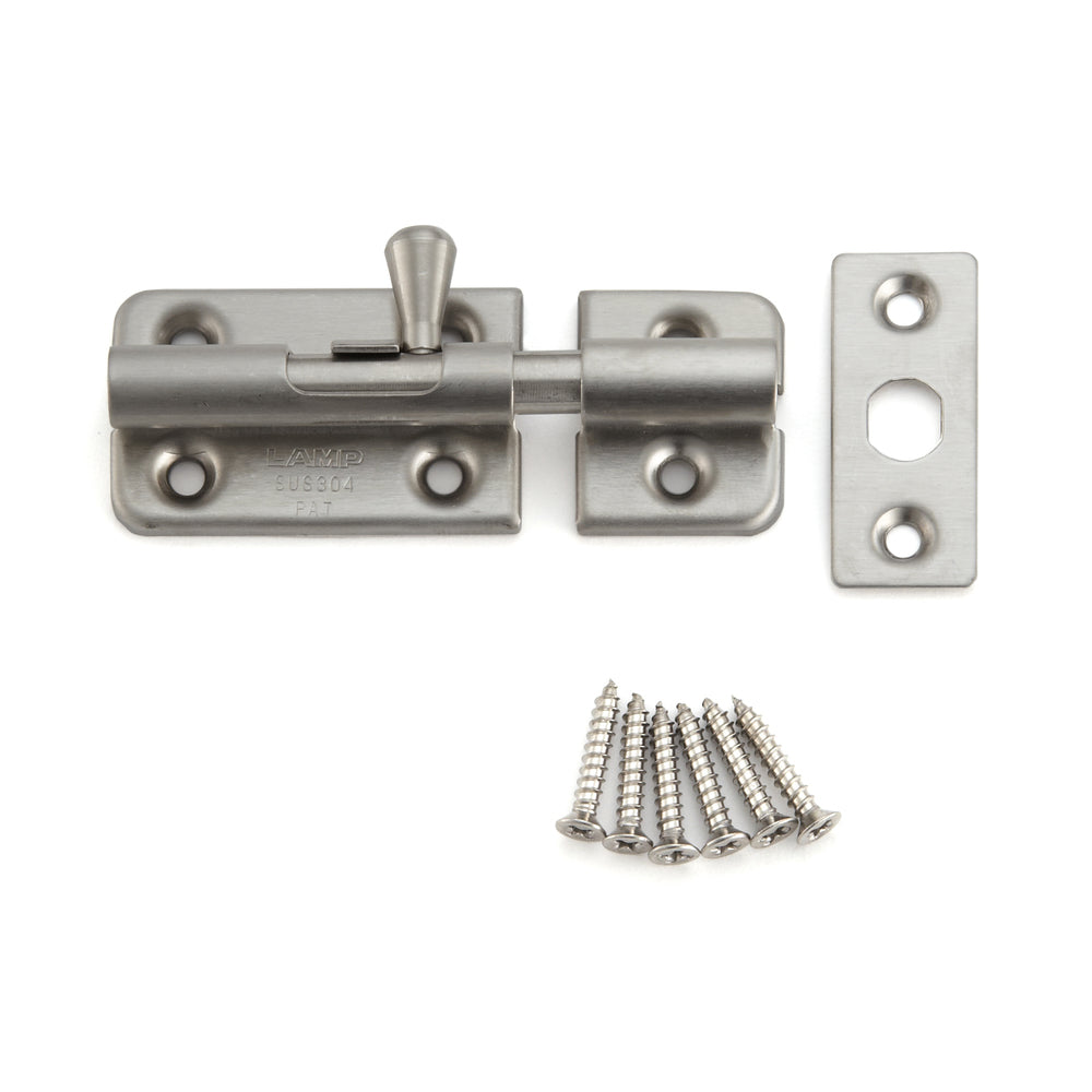 Bolt latch with spring BL-40S, length: 40 mm, from Sugatsune / LAMP (Japan)