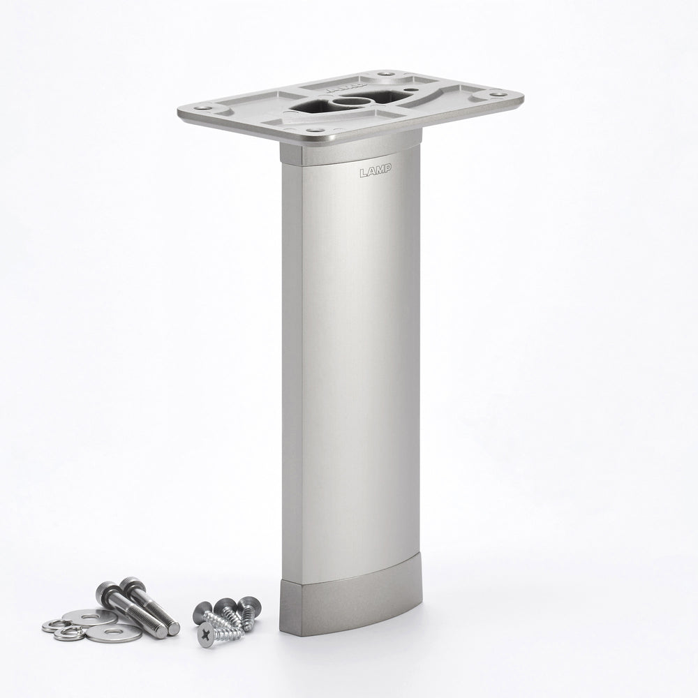 Console de bar, aluminium, horizontale, 90° CTB65-PM90-200-SL, par Sugatsune / LAMP (Japon)