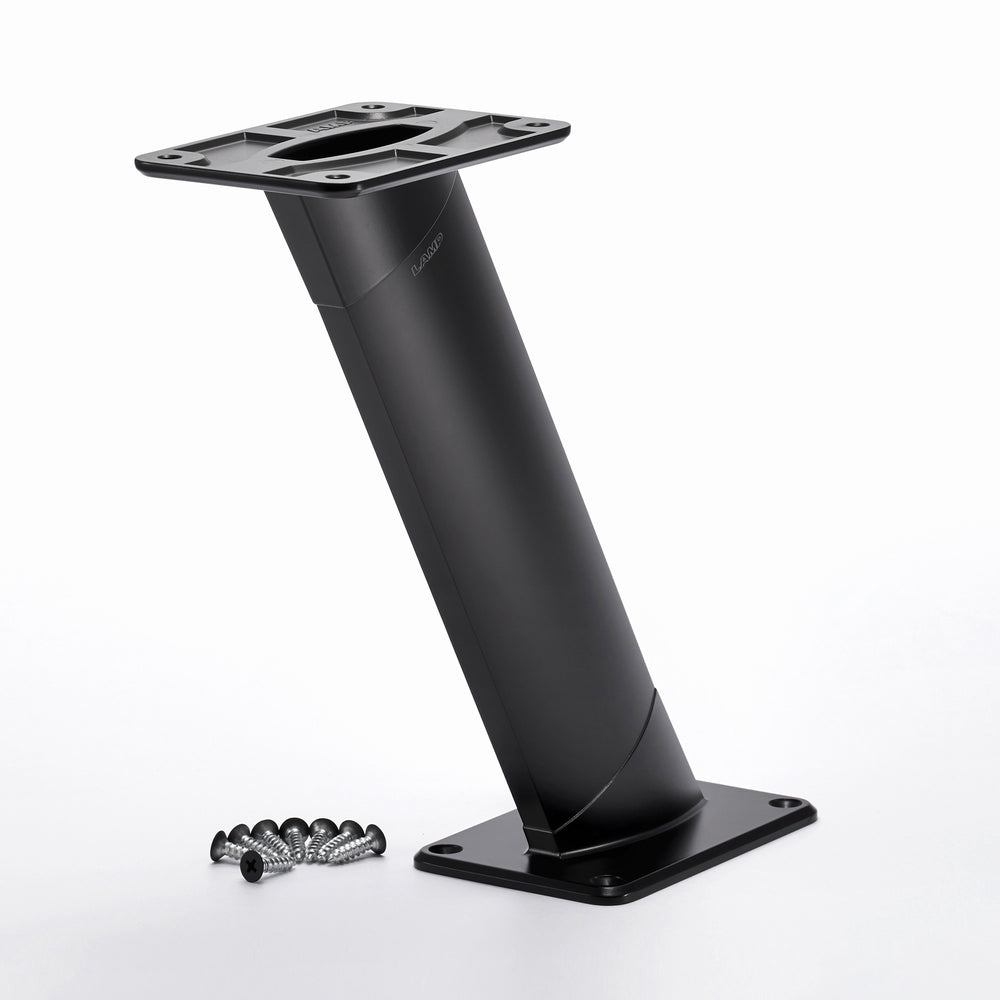 Console de bar, aluminium, horizontale, 60°, vissée par le haut CTB65-PMS60-240-BL, par Sugatsune / LAMP (Japon)