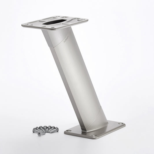 Bar console, aluminum, horizontal, 60°, screwed from above CTB65-PMS60-240-SL, by Sugatsune / LAMP (Japan)
