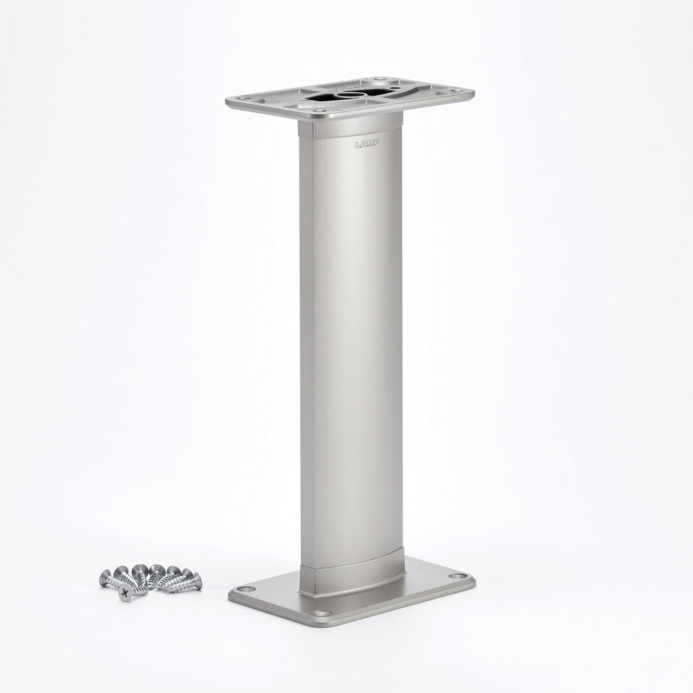 Bar console, aluminum, horizontal, 90°, screwed from above CTB65-PMS90-270-SL, by Sugatsune / LAMP (Japan)