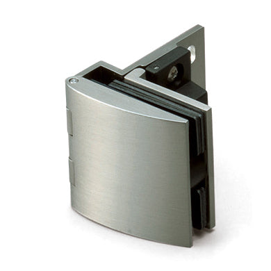 Glastürscharnier, halb aufliegend, mit Zuhaltefunktion GH-456C-SN, von Sugatsune / LAMP (Japan)